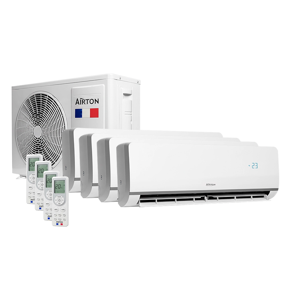 Climatiseur réversible Quadrisplit (x4) - Pompe à chaleur Air Air (PAC)
