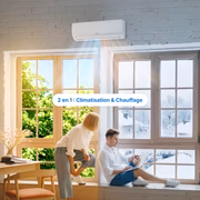 Climatiseur réversible Quadrisplit (x4) - Pompe à chaleur Air Air (PAC)